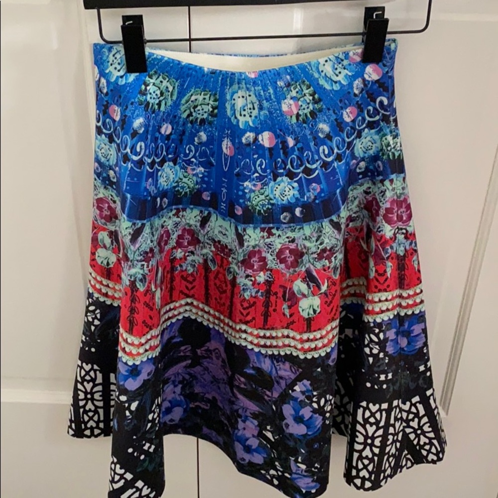 Clover Canyon Printed A-Line Skirt